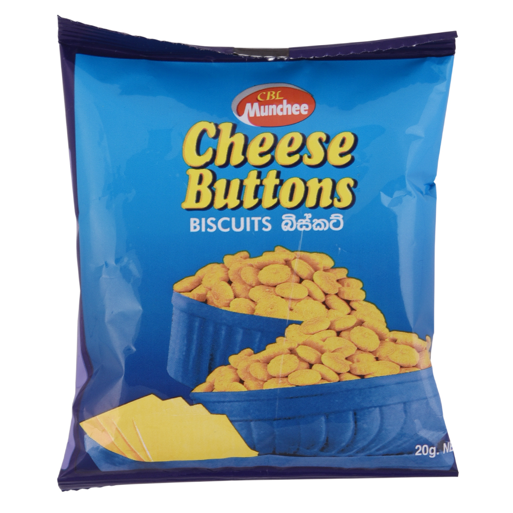Munchee Cheese Buttons Biscuit 20g