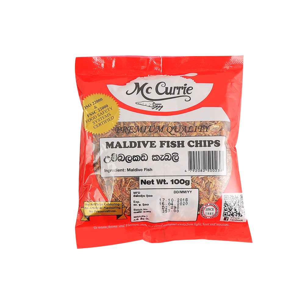 McCurrie Maldive Fish Chips 100g
