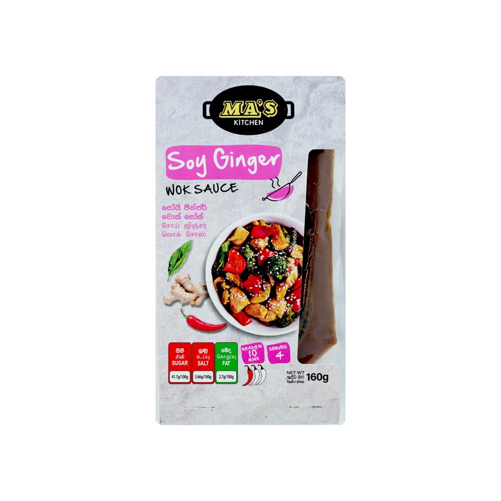 Ma's Soy Ginger Wok Sauce 160g