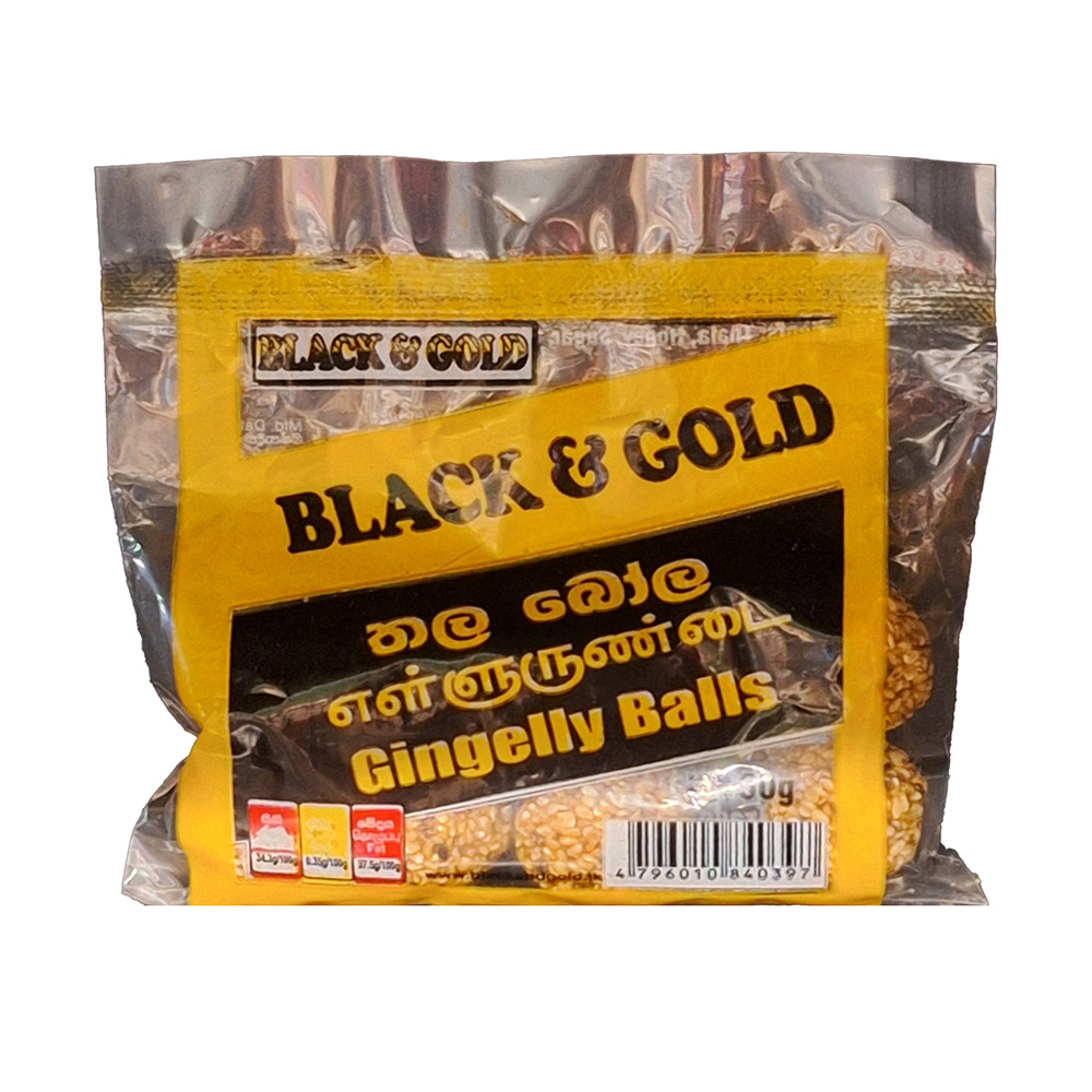 Black & Gold Gingelly Balls 50g