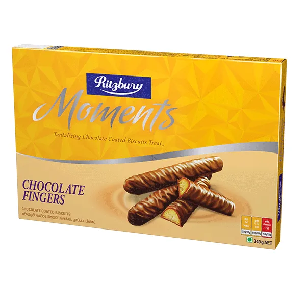Ritzbury Moments Chocolate Fingers 340g