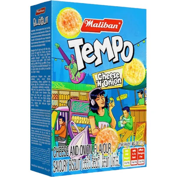 Maliban Tempo Cheese & Onion Biscuit 110g