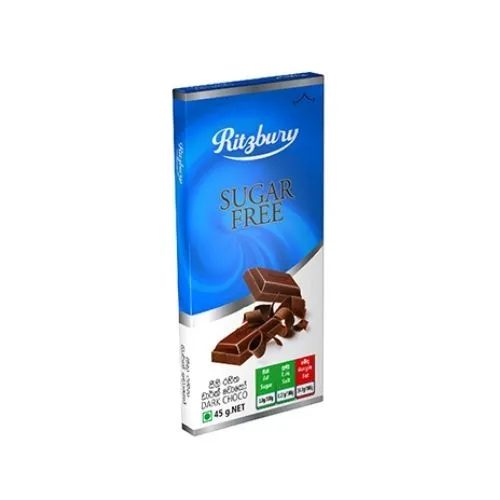 Ritzbury Sugar Free Dark Chocolate 45g