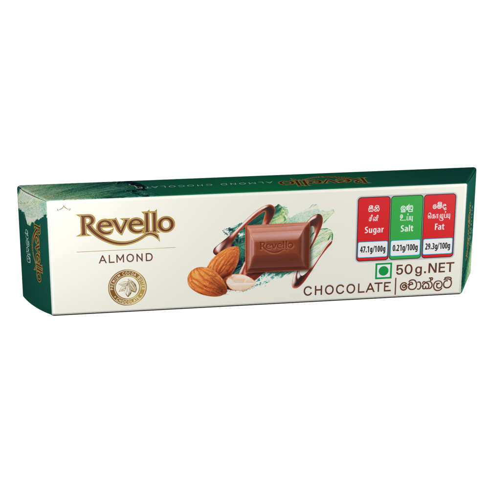 Revello Almond Chocolate 50g