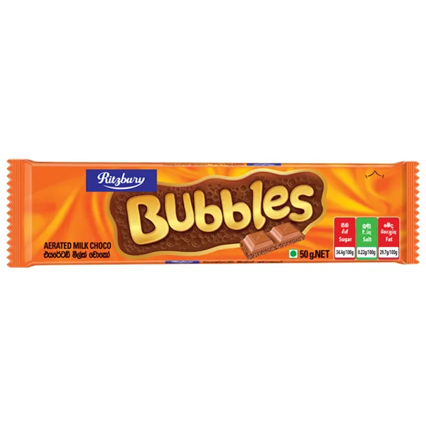 Ritzbury Chocolate Bubbles 50g
