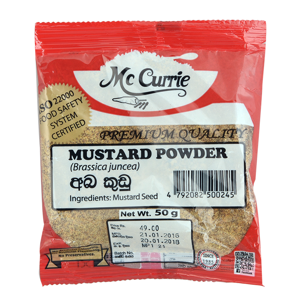 McCurrie Mustard Powder 50g