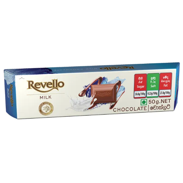 Revello Milk Chocolate 50g