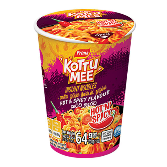 Prima Kottu Mee Noodles Hot & Spicy Cup 64g