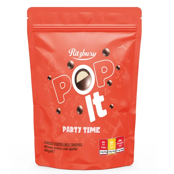Ritzbury Popit Choco Party Pack 150g