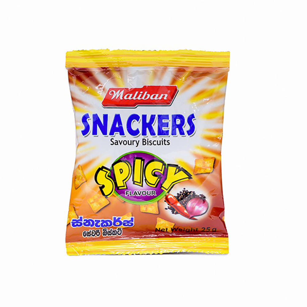 Maliban Snackers Spicy Savoury Biscuit 25g