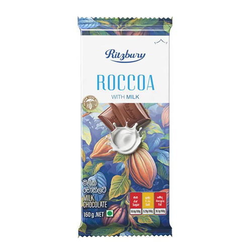 Ritzbury Roccoa Milk Chocolate 160g