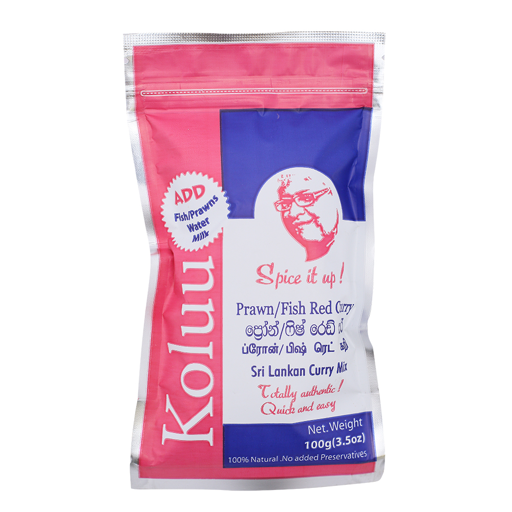 Koluu Prawn/Fish Red Curry Mix 100g