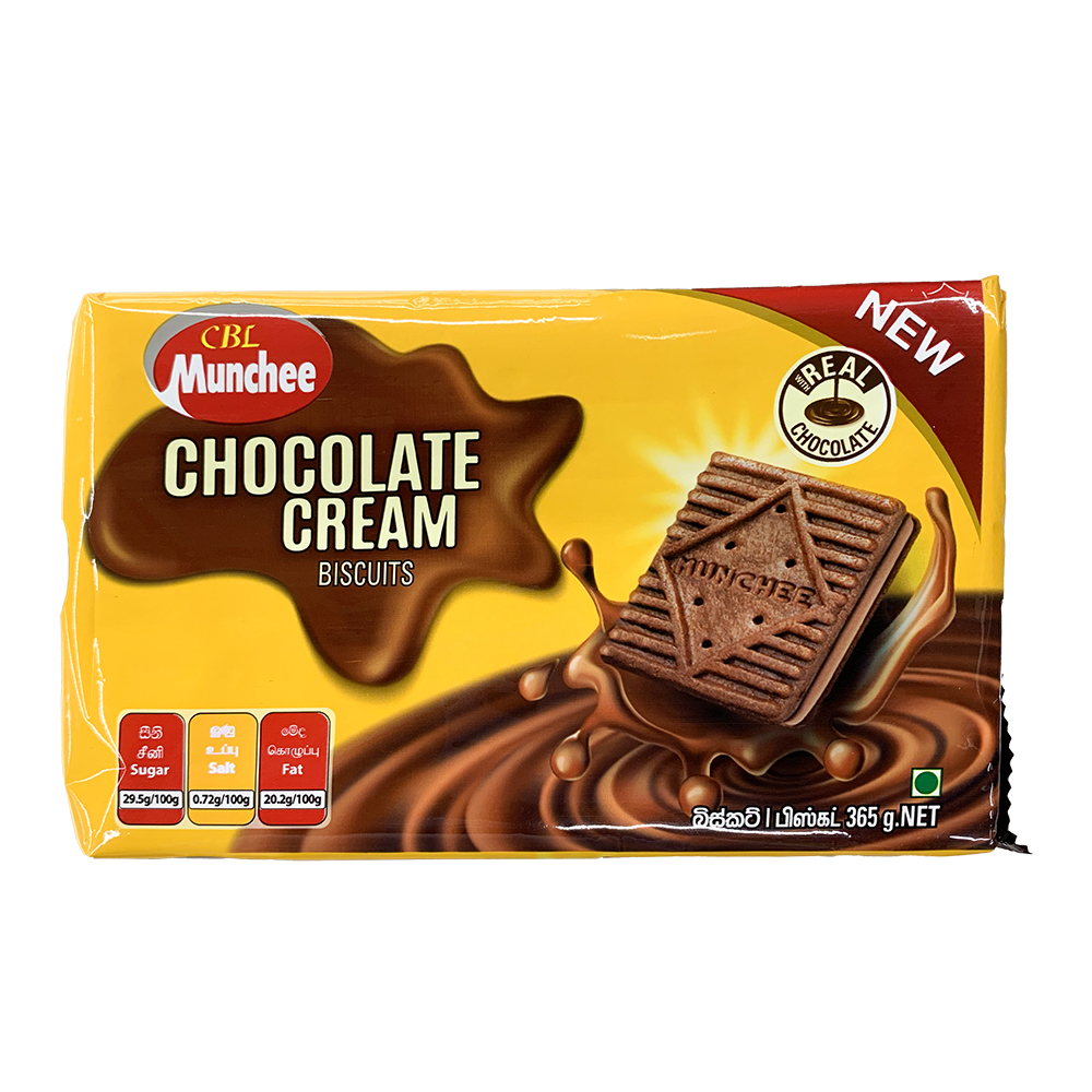 Munchee Chocolate Cream Biscuit 365g