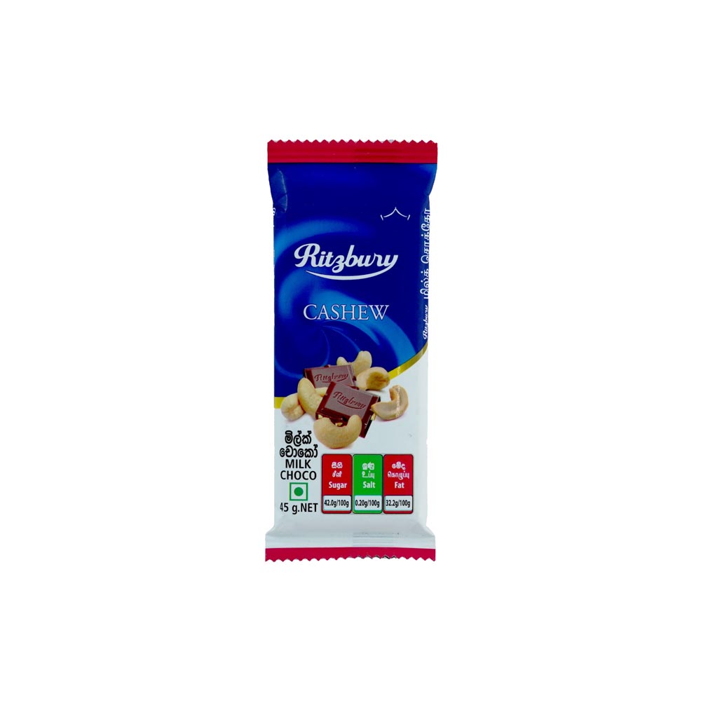 Ritzbury Cashew Chocolate 45g