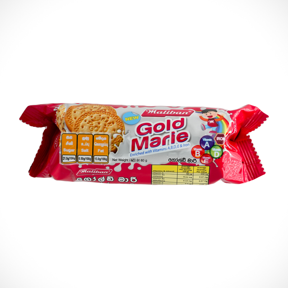 Maliban Gold Marie Biscuit 80g