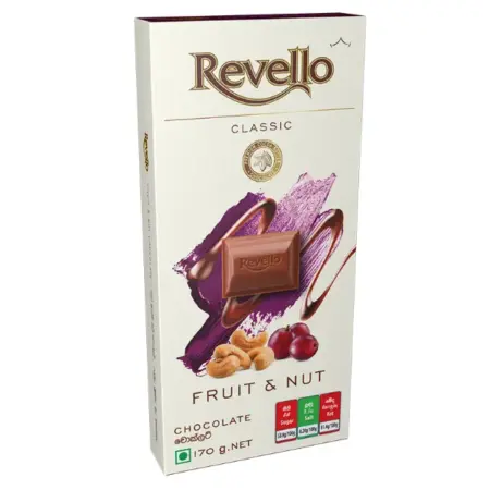 Revello Fruit & Nut Chocolate 170g