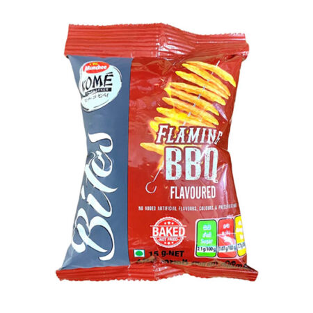 Munchee Kome Bites Flaming BBQ Flavour 15g