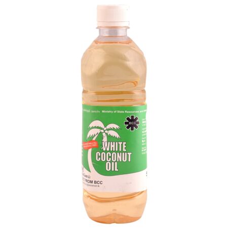 White Coconut Oil Bottle 500ml