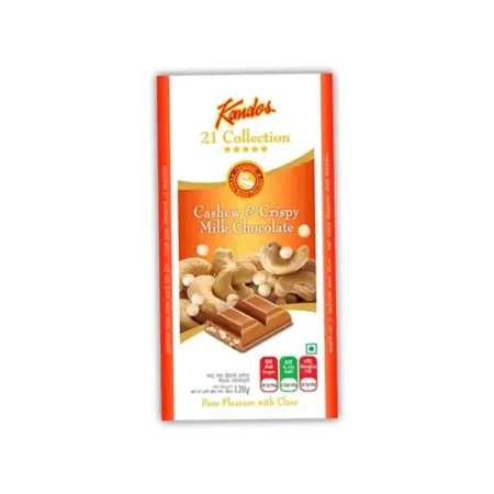 Kandos 21 Cashew & Crispy Chocolate 120g