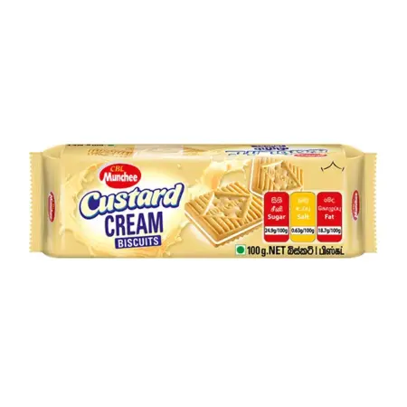 Munchee Custard Cream Biscuit 100g