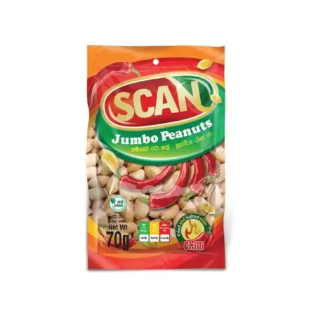 Scan Jumbo Peanuts Chilli 70g