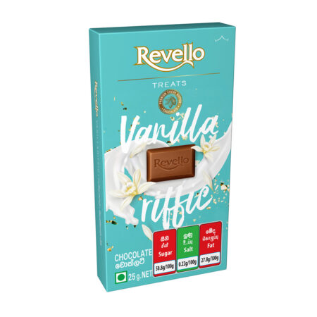 Revello Treats Vanilla Riffie Chocolate 25g