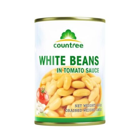 Countree White Beans In Tmto Sauce 400g