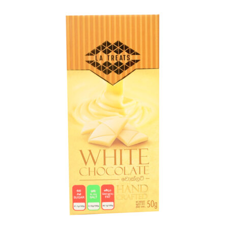 La Treats White Chocolate Slab 50g