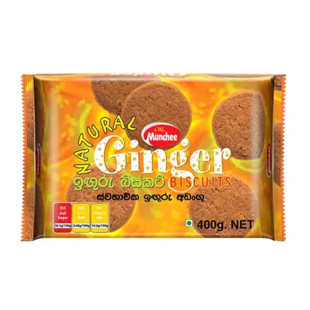 Munchee Ginger Biscuit 400g