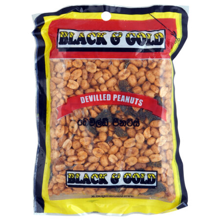Black & Gold Devilled Peanuts 200g