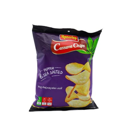 Rancrisp Cassava Chips Pep & Salt 100g